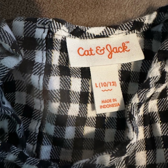 Cat & Jack Girls Plaid Shirt - Picture 4 of 4